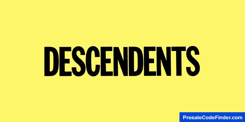 Descendents tour presale code