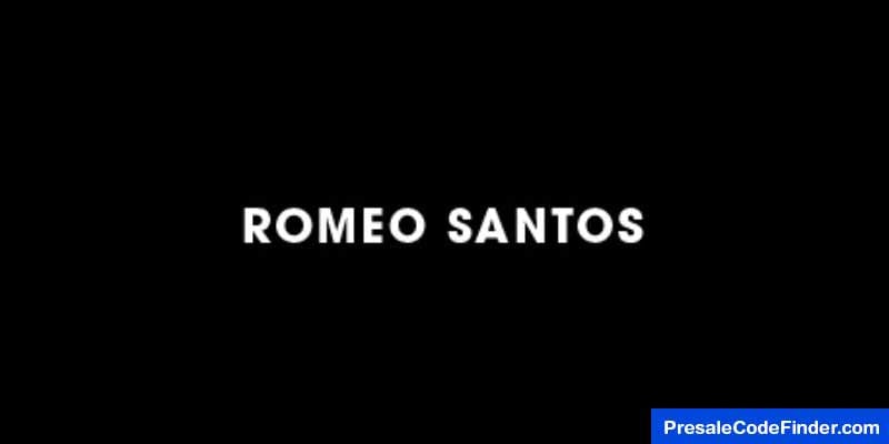Romeo Santos presale code