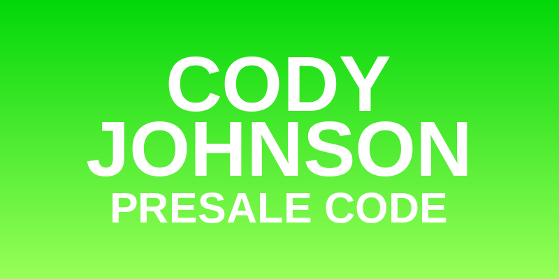 Cody Johnson Presale Code