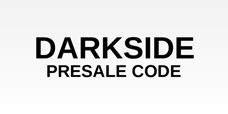 Darkside Presale Code