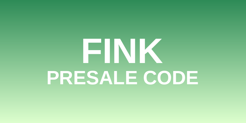 Fink Presale Code