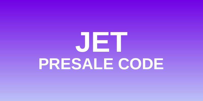 JET Presale Code