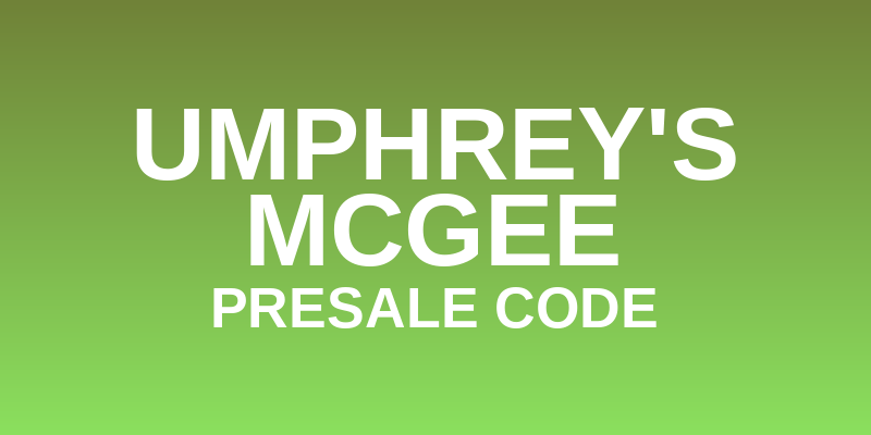 Umphrey's McGee Presale Code