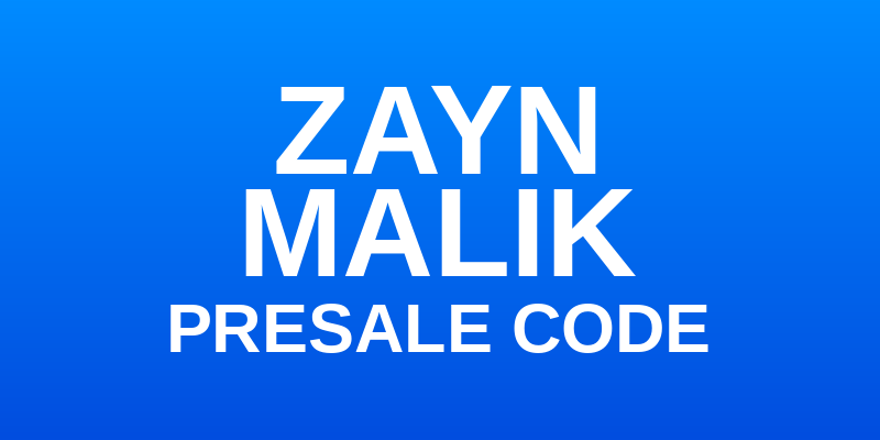 Zayn Malik Presale Code