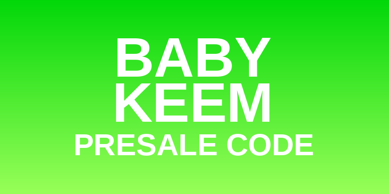 Baby Keem Presale Code