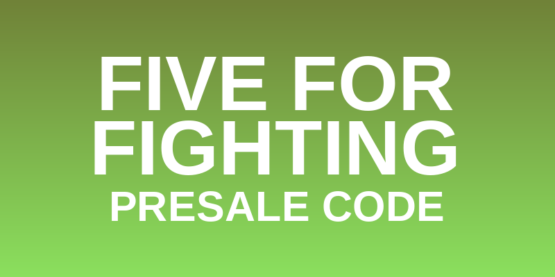 Five For Fighting Presale Code