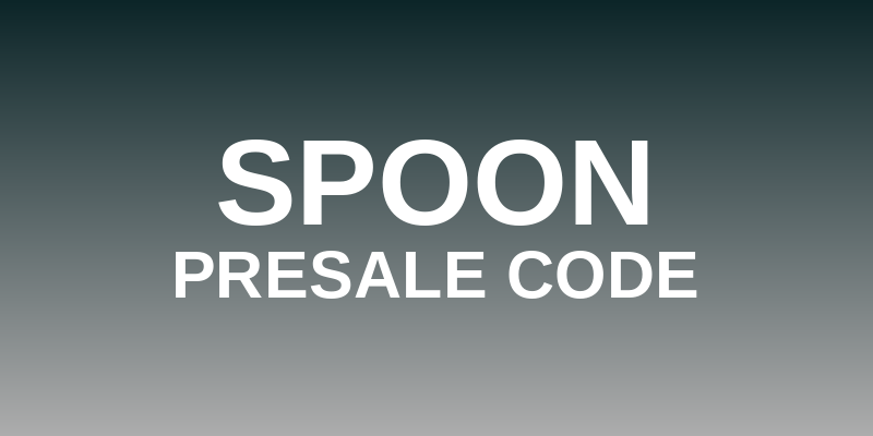 Spoon Presale Code