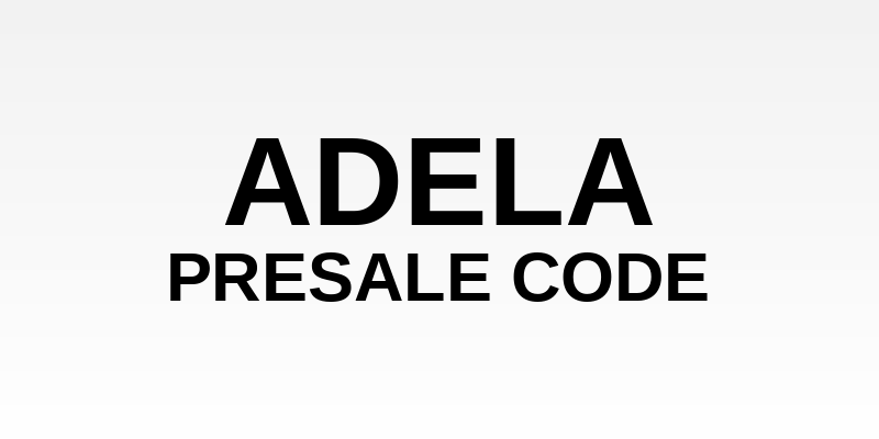 ADELA Presale Code