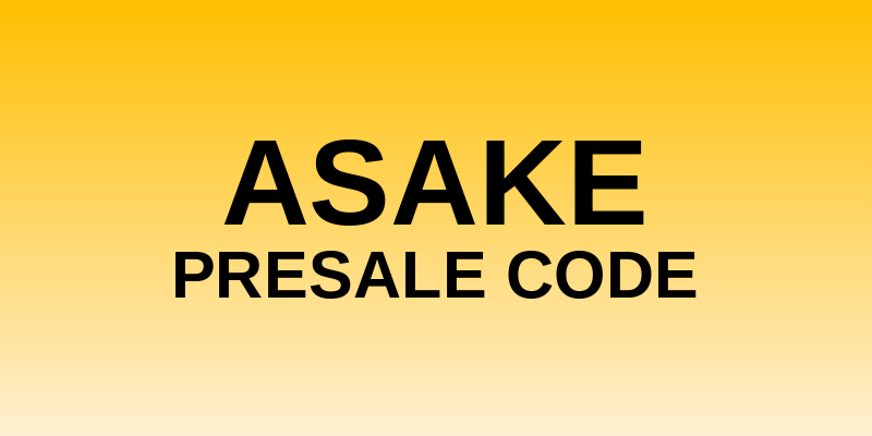 Asake Presale Code