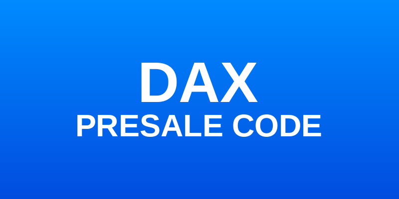 Dax Presale Code