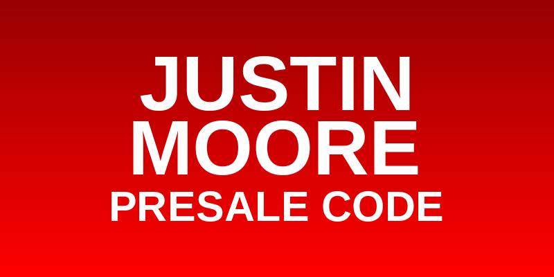 Justin Moore Presale Code