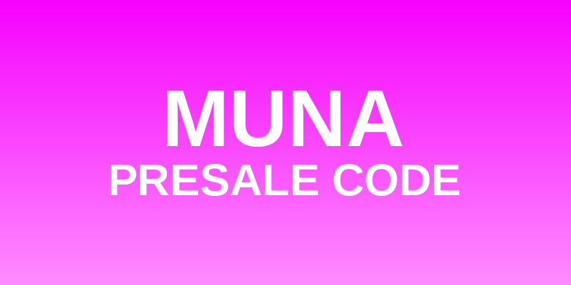 MUNA Presale Code