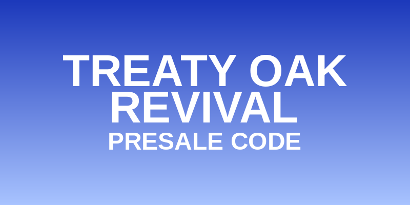 Treaty Oak Revival Presale Code