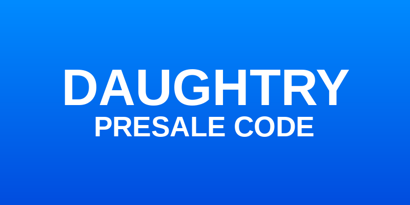 Daughtry Presale Code
