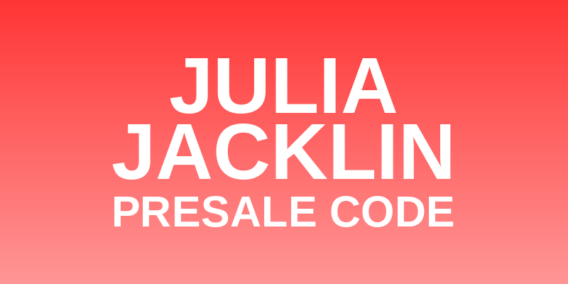 Julia Jacklin Presale Code