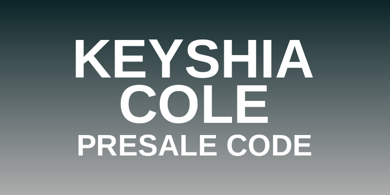 Keyshia Cole Presale Code