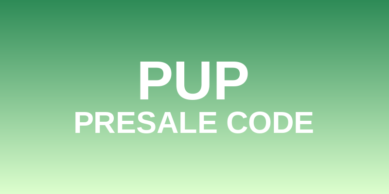 PUP Presale Code