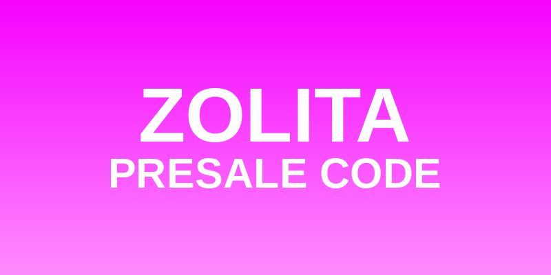 Zolita Presale Code