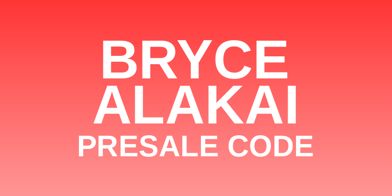 Bryce Alakai Presale Code
