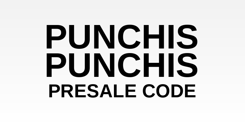 Punchis Punchis Presale Code