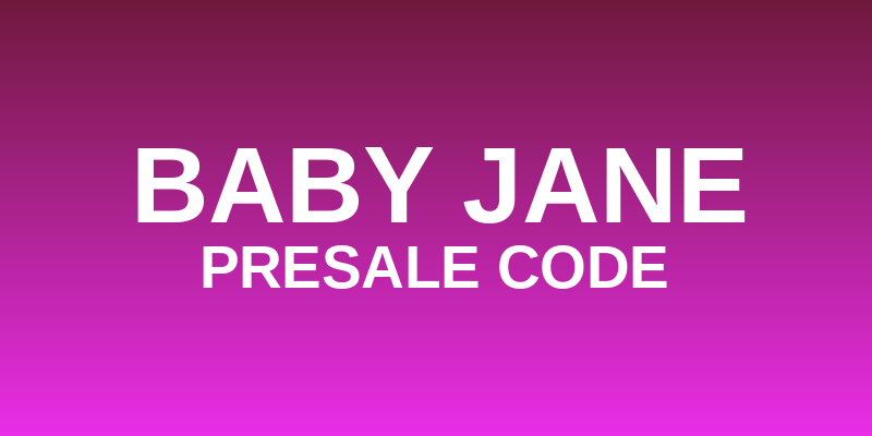 Baby Jane Presale Code