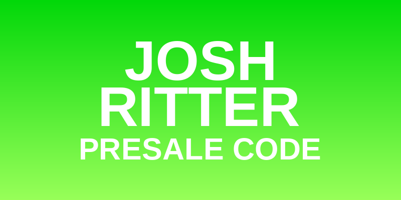 Josh Ritter Presale Code