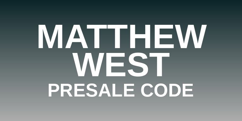 Matthew West Presale Code