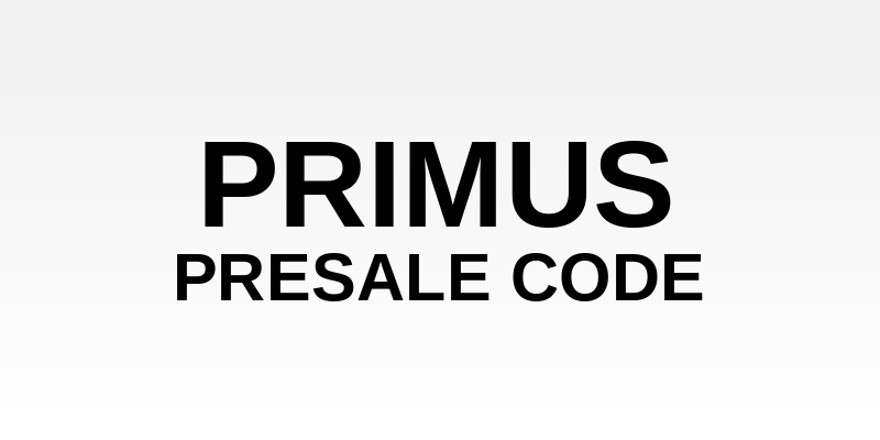 Primus- Presale Code