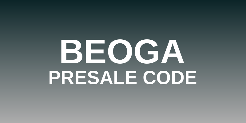 Beoga Presale Code
