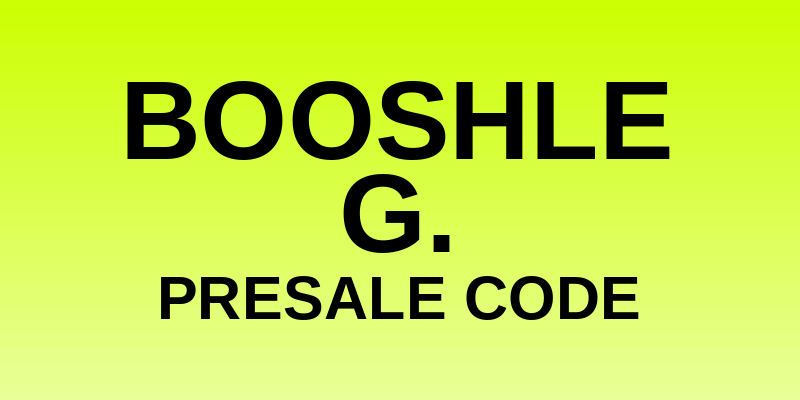 Booshle G. Presale Code