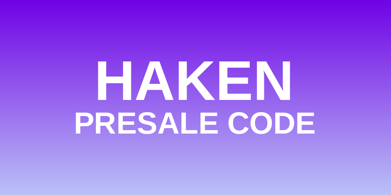 Haken Presale Code