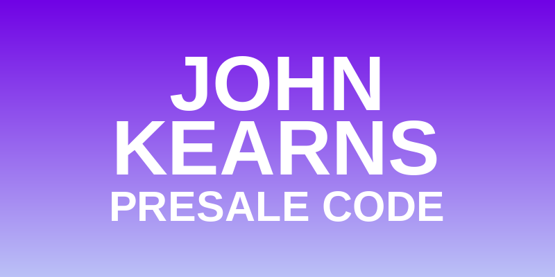 John Kearns Presale Code