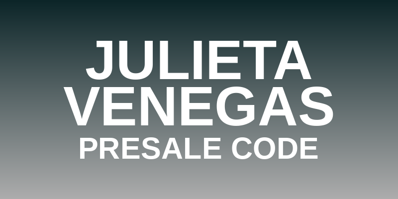 Julieta Venegas Presale Code