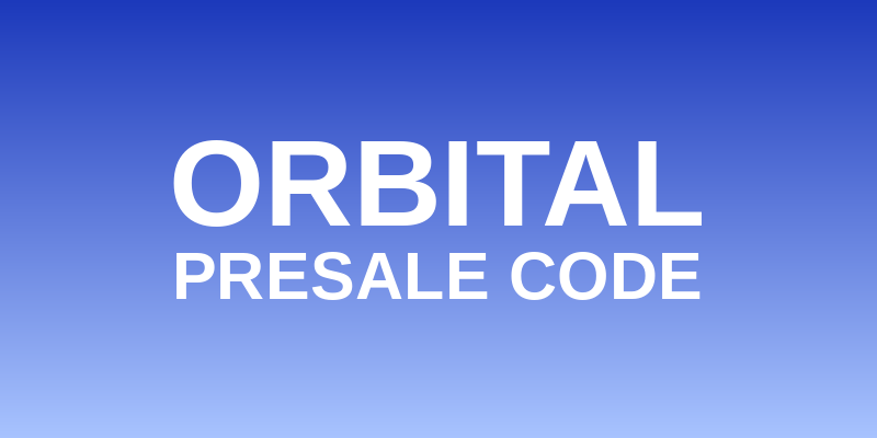 Orbital Presale Code