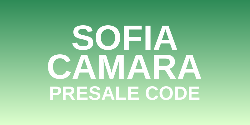 Sofia Camara Presale Code