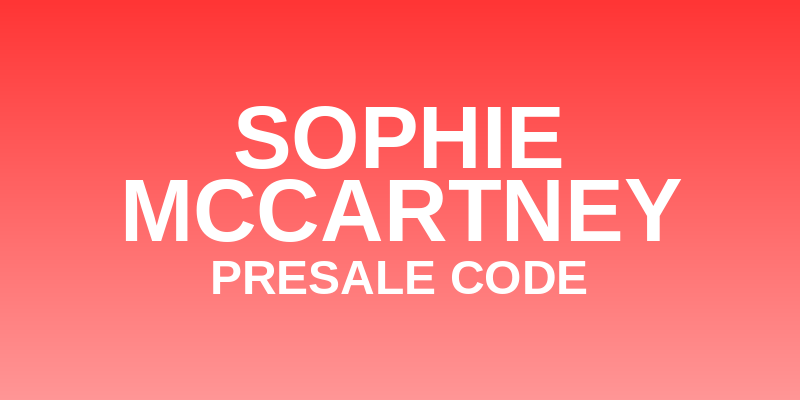 Sophie McCartney Presale Code